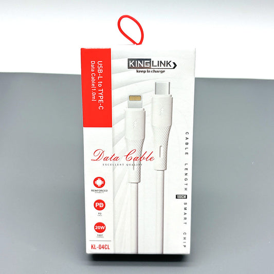 Kinglink 1m PD USB-L to Type-C Cable KL04CL