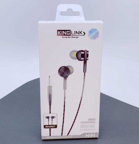 Kinglink magnetic headphone HIFI earphone KA016
