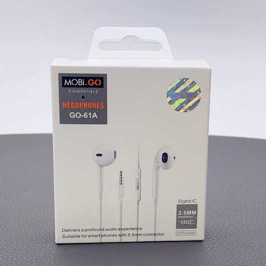 Mobigo 3.5mm Aux earphone GO61A
