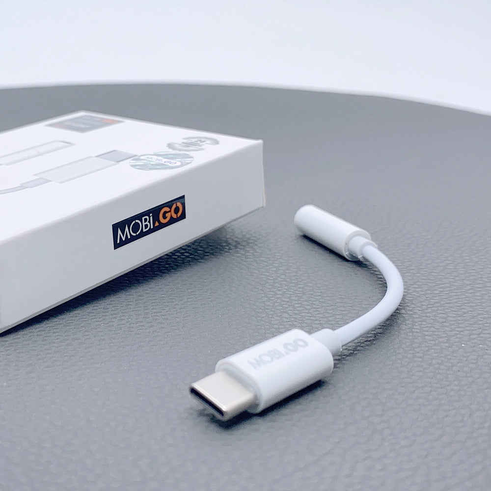 Mobigo 12cm Type-C to 3.5mm Aux headphone jack adapter GO62AT