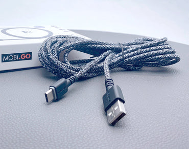 Mobigo 3m nylon Type-C cable GO107