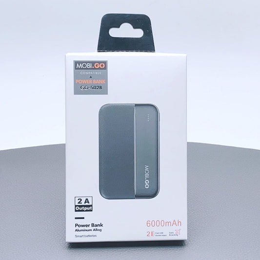 Mobigo 6000 mah smart batteries power bank GO502