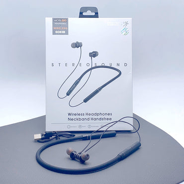 Mobigo magnetic neckband wireless bluetooth headphones earphones GO63B