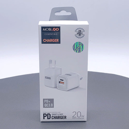 Mobigo PD QC 3.0 20W wall charger TCS2081AC