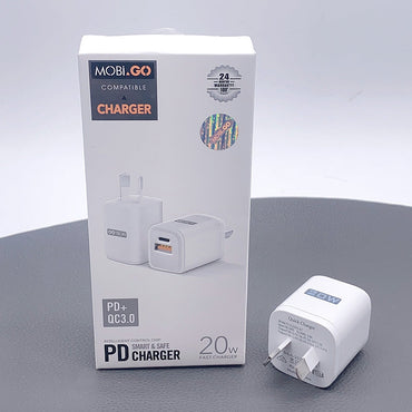 Mobigo PD QC 3.0 20W wall charger TCS2081AC