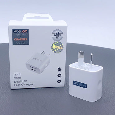 Mobigo 2.1A fast wall charger GO306