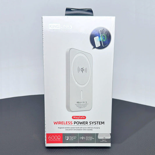 Kinglink 6000 mah MagSafe wireless power system bank KW060