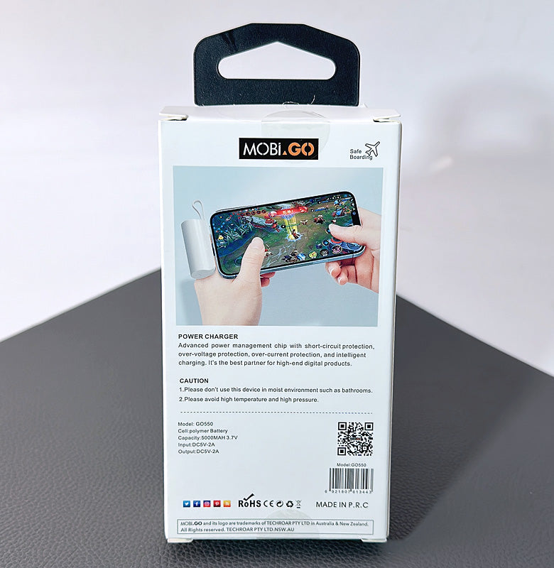 Mobigo 5000 mah mini power bank GO550