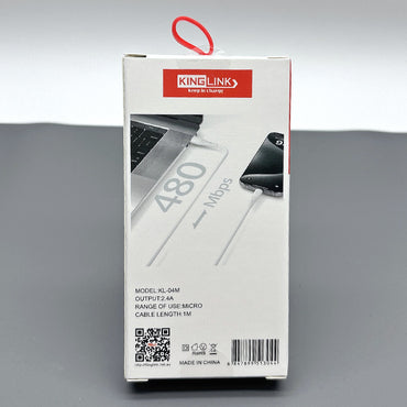 Kinglink 1m USB-A to Micro Cable KL04M