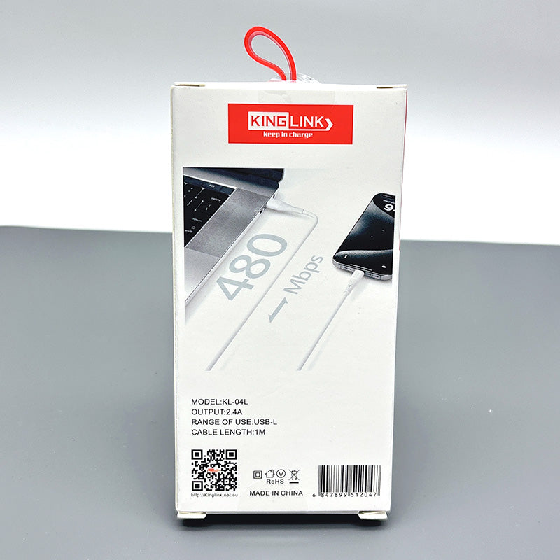 Kinglink 1m PD USB-A toUSB-L Cable KL04L
