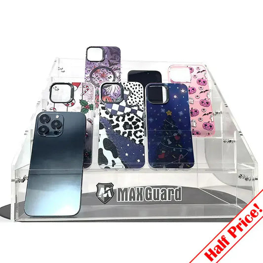 Mobigo Double Shelf Phone Case Display Showcase S3