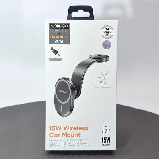 Mobigo 15W Wireless Car Mount Holder G16
