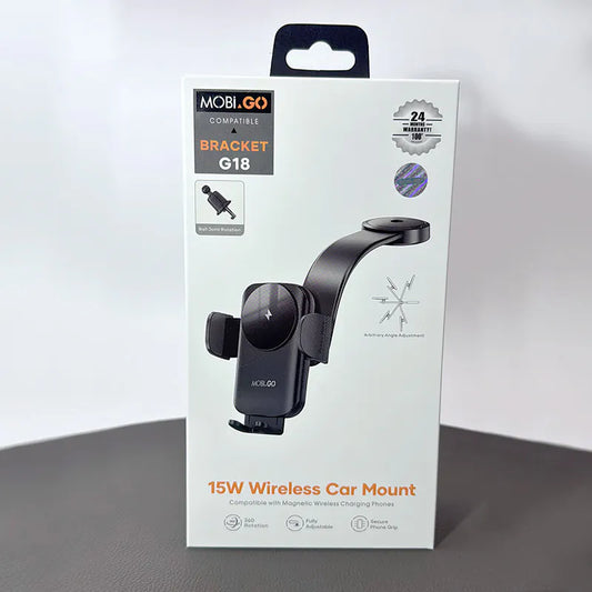 Mobigo 15W Wireless Car Mount Holder G18
