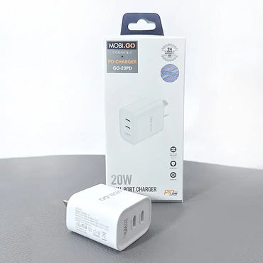 Mobigo PD 20W Dual Port Home Charger GO20PD