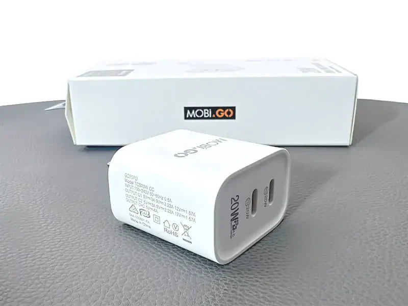Mobigo PD 20W Dual Port Home Charger GO20PD