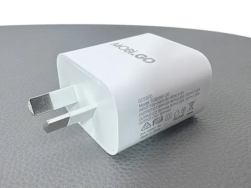Mobigo PD 20W Dual Port Home Charger GO20PD