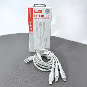 Kinglink 1.2m 3 in 1 Lightning Type-C Micro Cable KL01MLT
