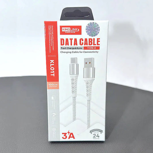 Kinglink 1m 3A Type-C Cable KL01T