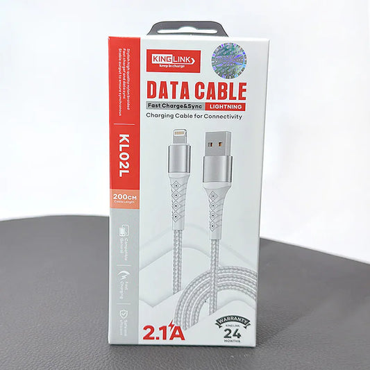 Kinglink 2m 2.1A Lightning Cable KL02L