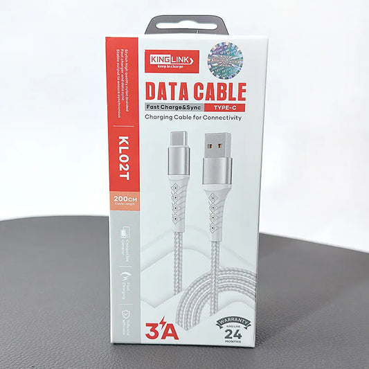 Kinglink 2m 3A Type-C Cable KL02T