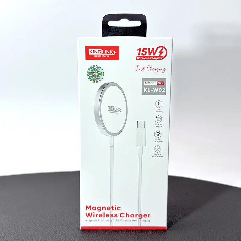 Kinglink 1m 15W Magnetic Wireless Charger KLW02