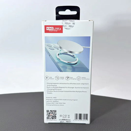 Kinglink 1m 15W Magnetic Wireless Charger KLW02