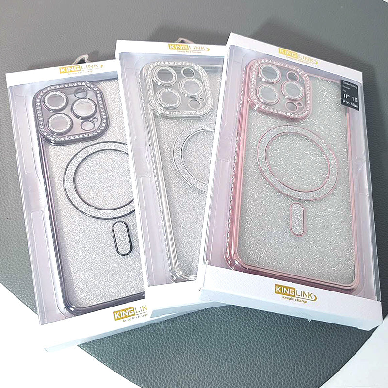 S25 Ultra Kinglink glitter bling design case (magnet) for magsafe