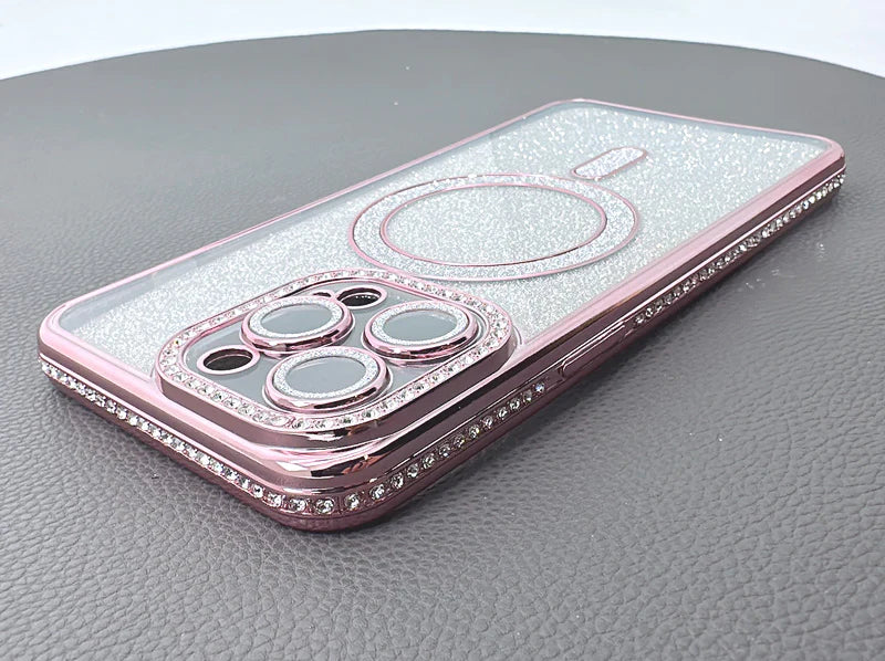 S25 Ultra Kinglink glitter bling design case (magnet) for magsafe