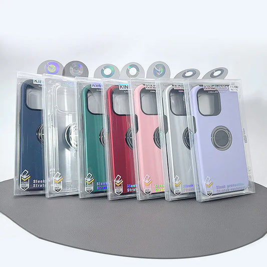 iPhone 16e Kinglink mag ring case with kickstand