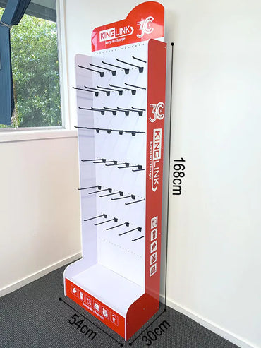 Kinglink Display Organizer Holder Stand 35 hooks (54cm*30cm*168cm)