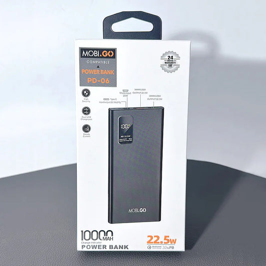 Mobigo PD 22.5W 10000 mah power bank PD06