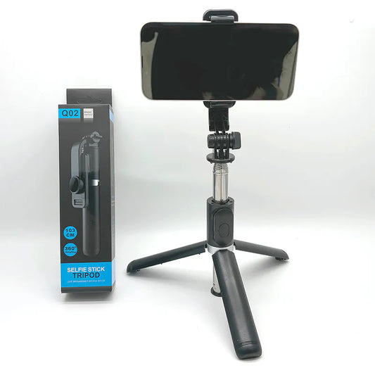 103cm 360 rotation selfie stick tripod q02