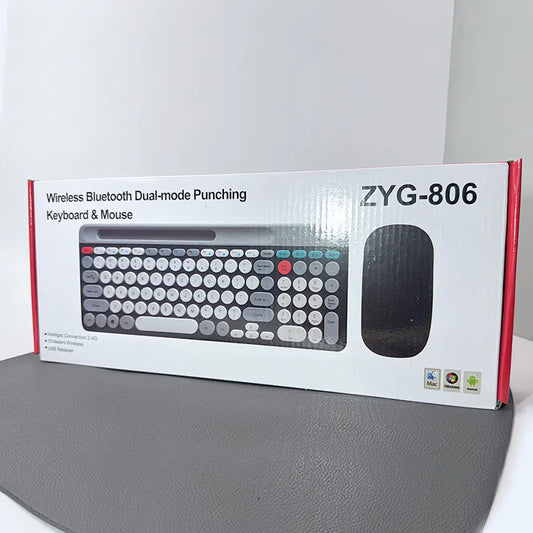 Wireless Bluetooth Dual-mode Punching Keyboard & Mouse ZYG806