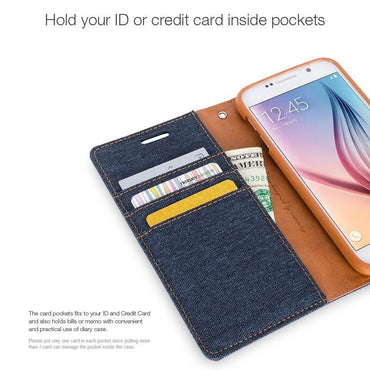 iPhone 15 Plus /14 Plus 6.7 Canvas diary case