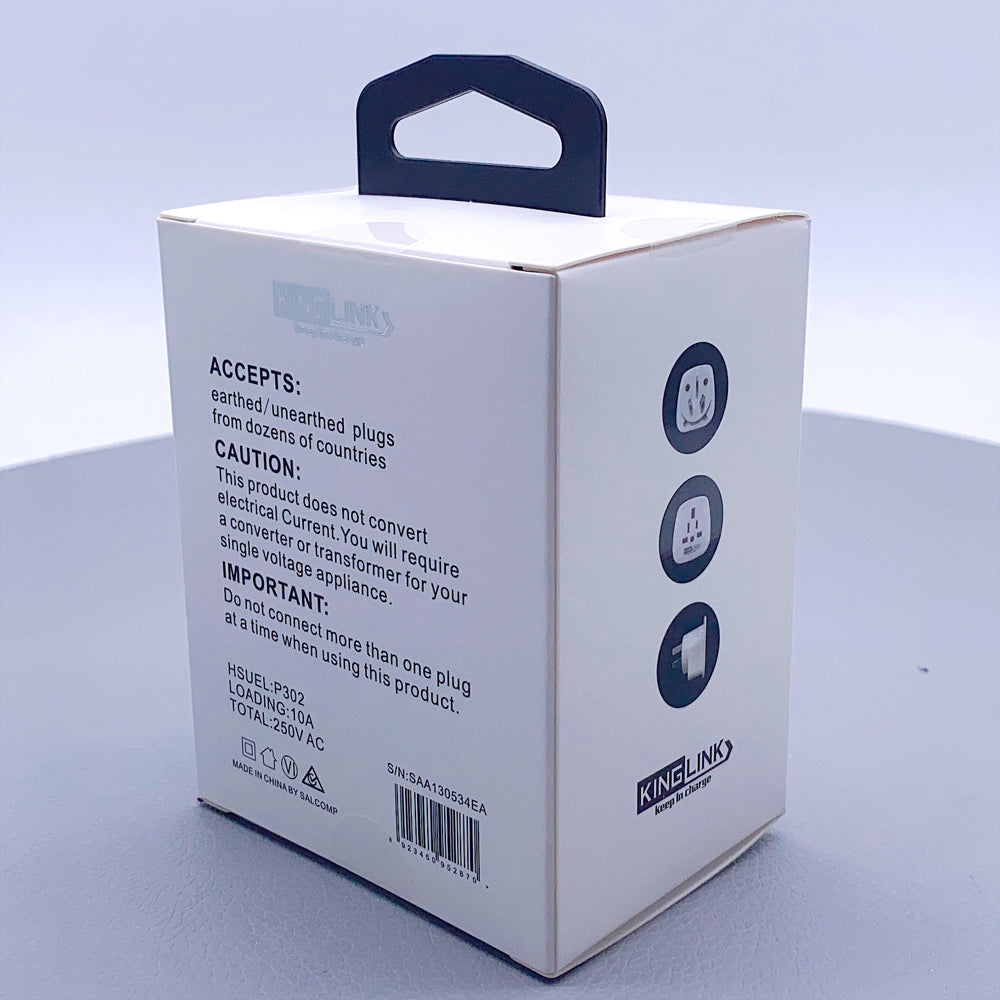 Kinglink travel adapter P302