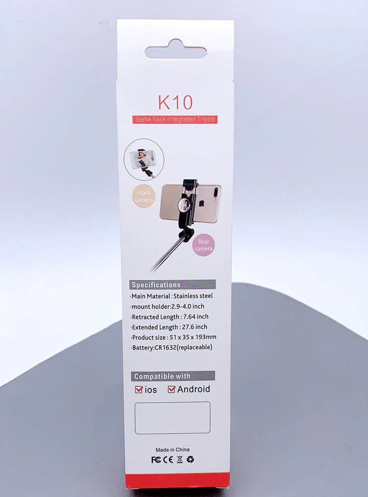 Wireless Selfie Stick Tripod K10