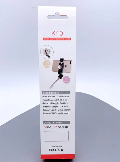 Wireless Selfie Stick Tripod K10