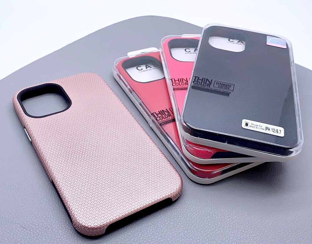 iPhone 15 Plus /14 Plus 6.7 Triangle series thin color back baocai case
