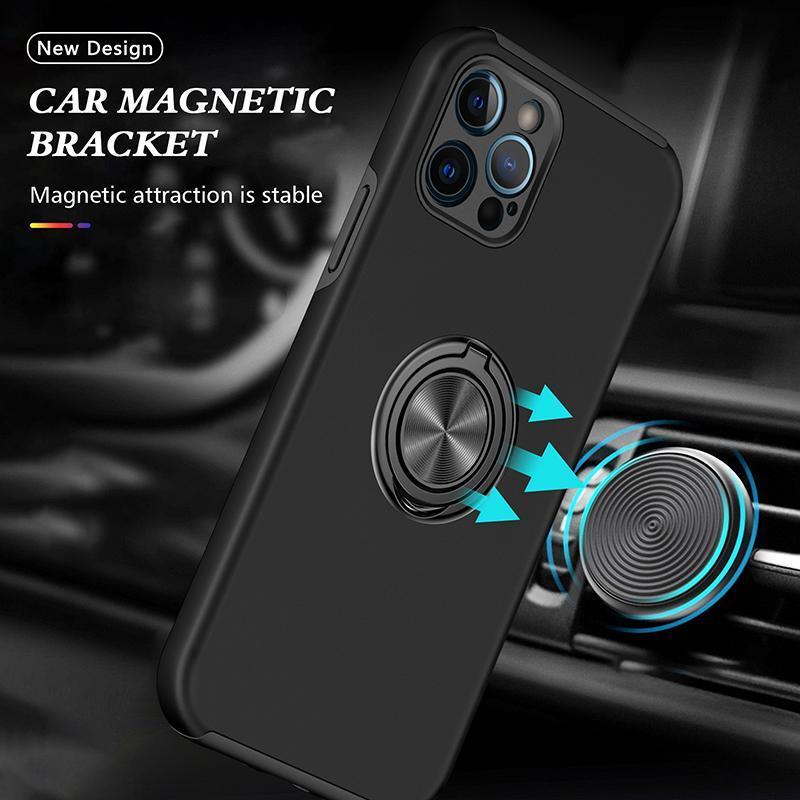 iPhone 16e Kinglink mag ring case with kickstand