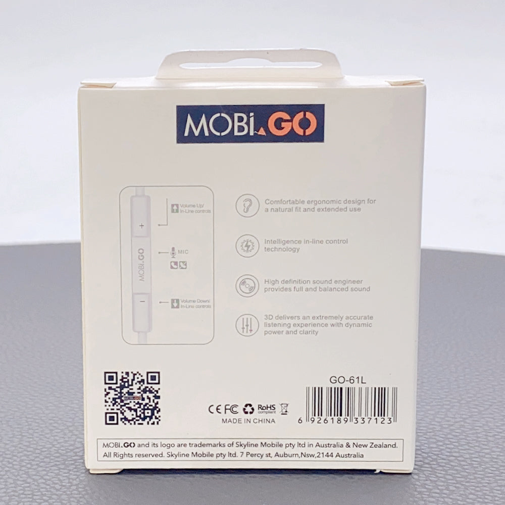 Mobigo lightning earphone GO61L