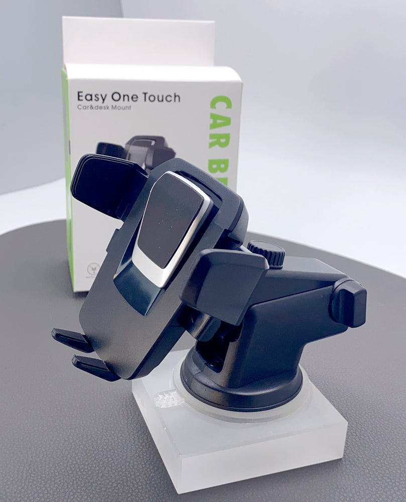 Easy one touch mobile phone holder
