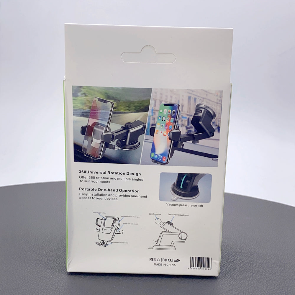 Easy one touch mobile phone holder