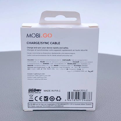 Mobigo 1m 18W PD Type-C to Lightning cable 201LC