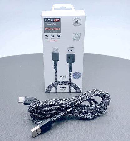 Mobigo 2m nylon fast type-c cable GO106