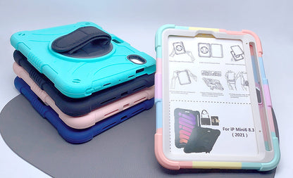 iPad 7th 10.2 /9th 10.2 /Pro 10.5/air 10.5 Heavy duty penslot handle stand case