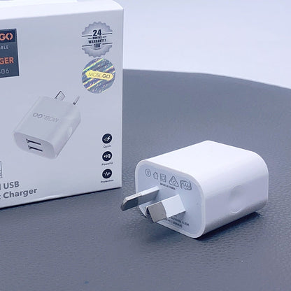 Mobigo 2.1A fast wall charger GO306