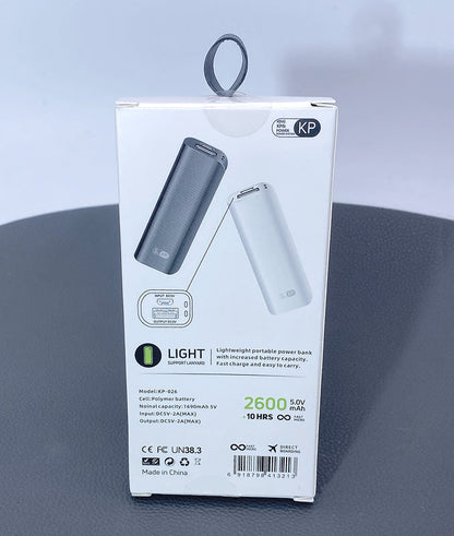 King KP 2600 mah power bank KP026 / KL26