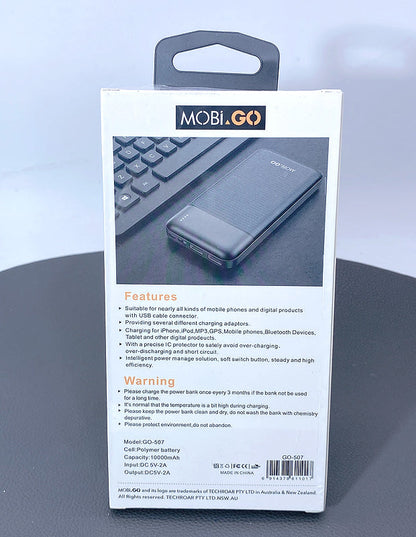 Mobigo 10000 mah power bank GO507