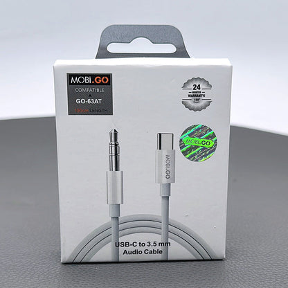 Mobigo 1m Type-C to 3.5mm adapter GO63AT (Digital IC support most type c devices)