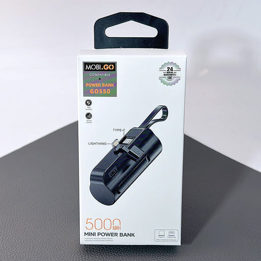 Mobigo 5000 mah mini power bank GO550